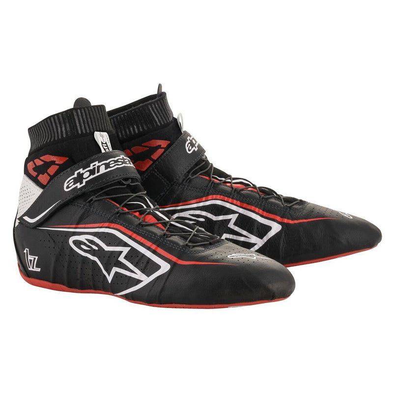 ALPINESTARS TECH-1 Z V2 SHOE US - BLACK/WHITE/RED - 7.5 (2715120-123-7.5)