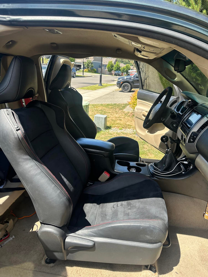 COBRA- Planted Seat Bracket- Toyota Tacoma- Bucket Seat Models, No Benches (2005-2015) - Driver / Left