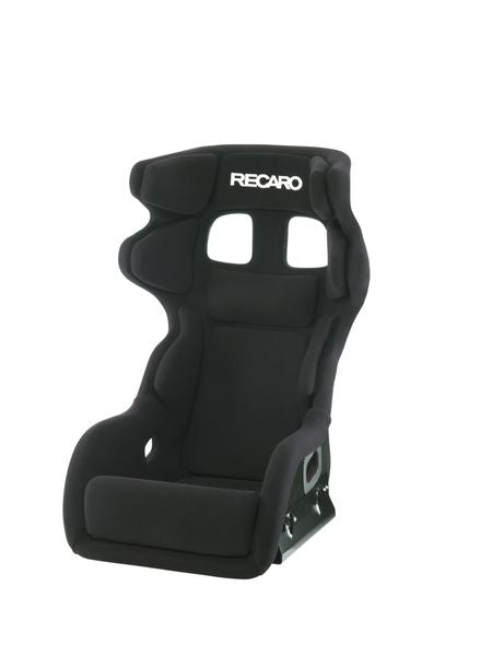 RECARO P1300 GT SEAT - VELOUR BLACK BOLSTER, VELOUR BLACK INSERT, WHITE LOGO, 4/5/6 POINT BELT *INCLUDES 7308864 FLEXIBLE ADAPTER P1300 GT (FIA CERTIFIED) (071.71.0995-01)