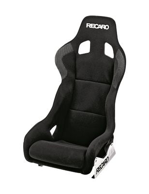 RECARO PROFI XL SEAT - VELOUR BLACK BOLSTER, VELOUR BLACK INSERT, WHITE LOGO, 3/4/5/6 POINT BELT (070.86.UU11-01)