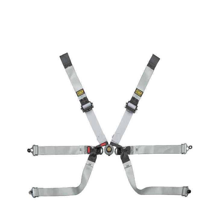 OMP SAFETY HARNESS ONE-D 2" FORMULA BLACK/WHITE FIA 8853-2016 - OLD PART NUMBER DA0104HSL076 (DA0-0104-A01-076)
