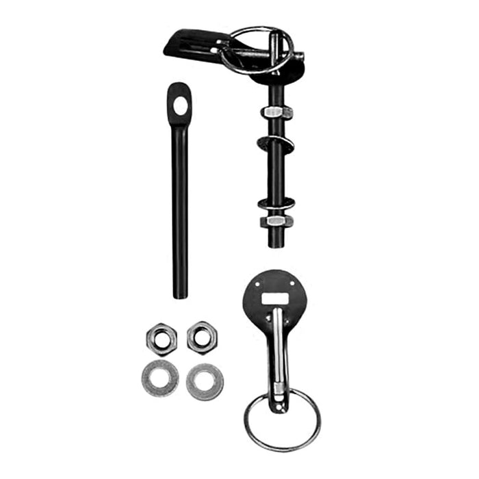OMP PAIRS BONNET PINS BLACK - OLD PART NUMBER EB/492/N (EB0-0492-071)