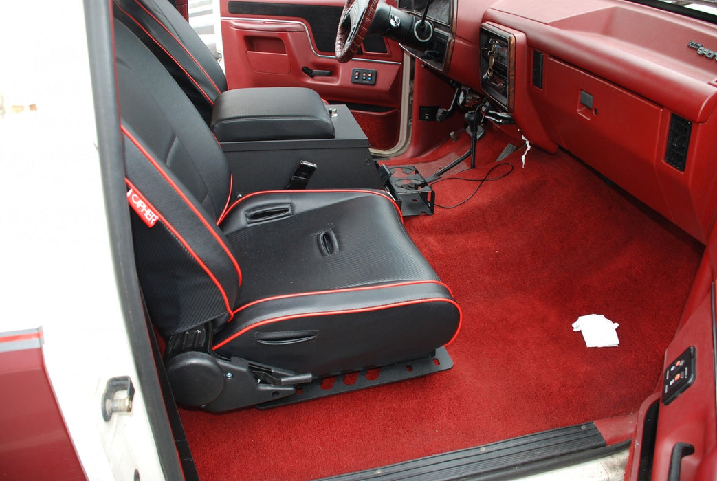 COBRA- Planted Seat Bracket- Ford Bronco [Third Generation Excluding Bench Seat Models] (1980-1986) - Driver / Left