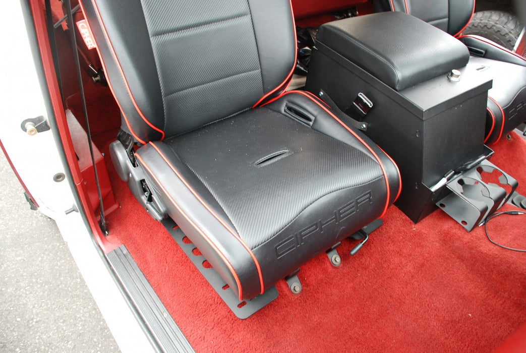 COBRA- Planted Seat Bracket- Ford Bronco [Third Generation Excluding Bench Seat Models] (1980-1986) - Passenger / Right