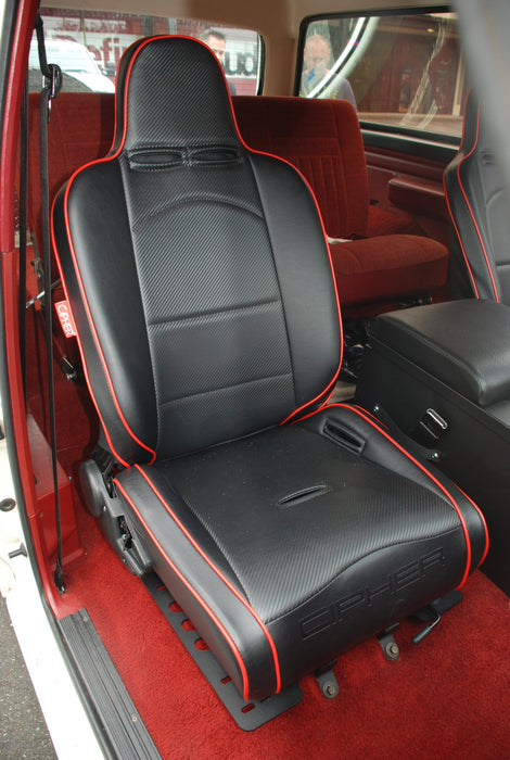 COBRA- Planted Seat Bracket- Ford Bronco [Third Generation Excluding Bench Seat Models] (1980-1986) - Driver / Left