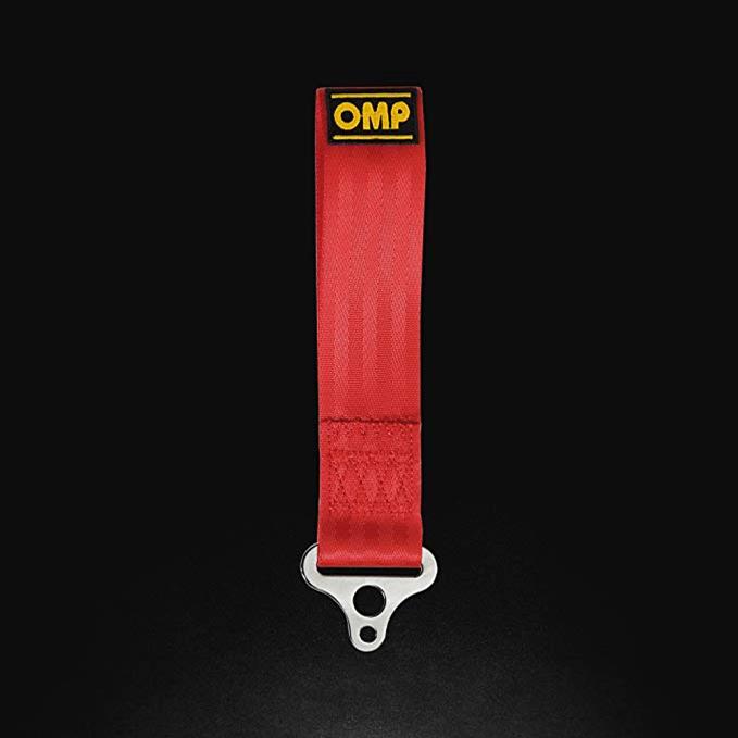 OMP TOW HOOK STAINLESS INTERNAL DIAMETRE 100 MM RED MATERIAL FABRIC - OLD PART NUMBER EB/578/R (EB0-0578-061)