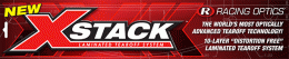 BELL RACING 287 SRV TEAROFFS RACING OPTICS X STACK (10) 2MIL (10208C)