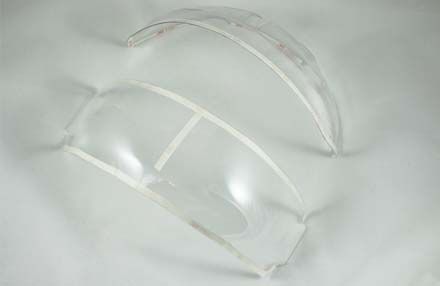 BELL RACING ROCK CHIP GUARD (DOM2/GTX2/GTX3) CLEAR (2080036)