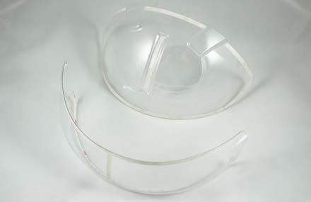 BELL RACING ROCK CHIP GUARD (DOM2/GTX2/GTX3) CLEAR (2080036)