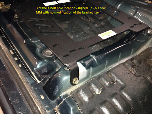 Planted Seat Bracket- Toyota Tacoma [Excluding Bench Seat Models] (1995.5-2004) - Driver / Left