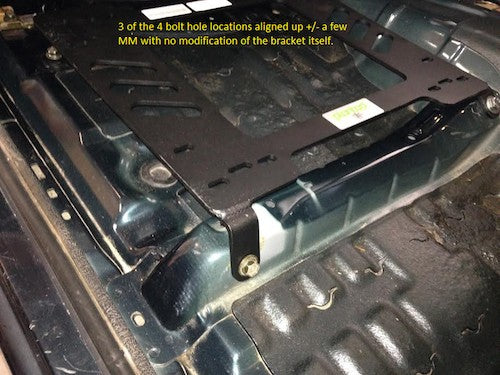 COBRA- Planted Seat Bracket- Toyota Tacoma [Excluding Bench Seat Models] (1995.5-2004) - Passenger / Right