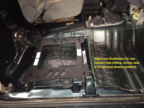 COBRA- Planted Seat Bracket- Toyota Tacoma [Excluding Bench Seat Models] (1995.5-2004) - Driver / Left