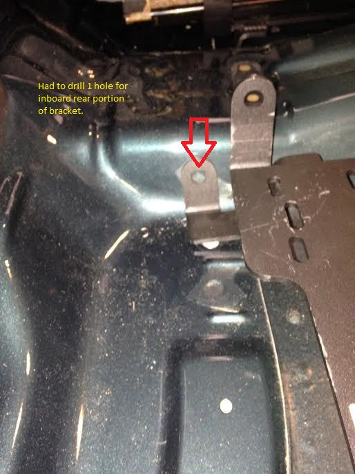 COBRA- Planted Seat Bracket- Toyota Tacoma [Excluding Bench Seat Models] (1995.5-2004) - Passenger / Right